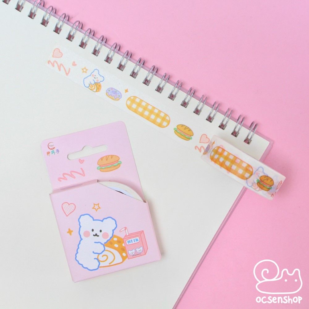 Hộp washitape Bear - 1,5cm