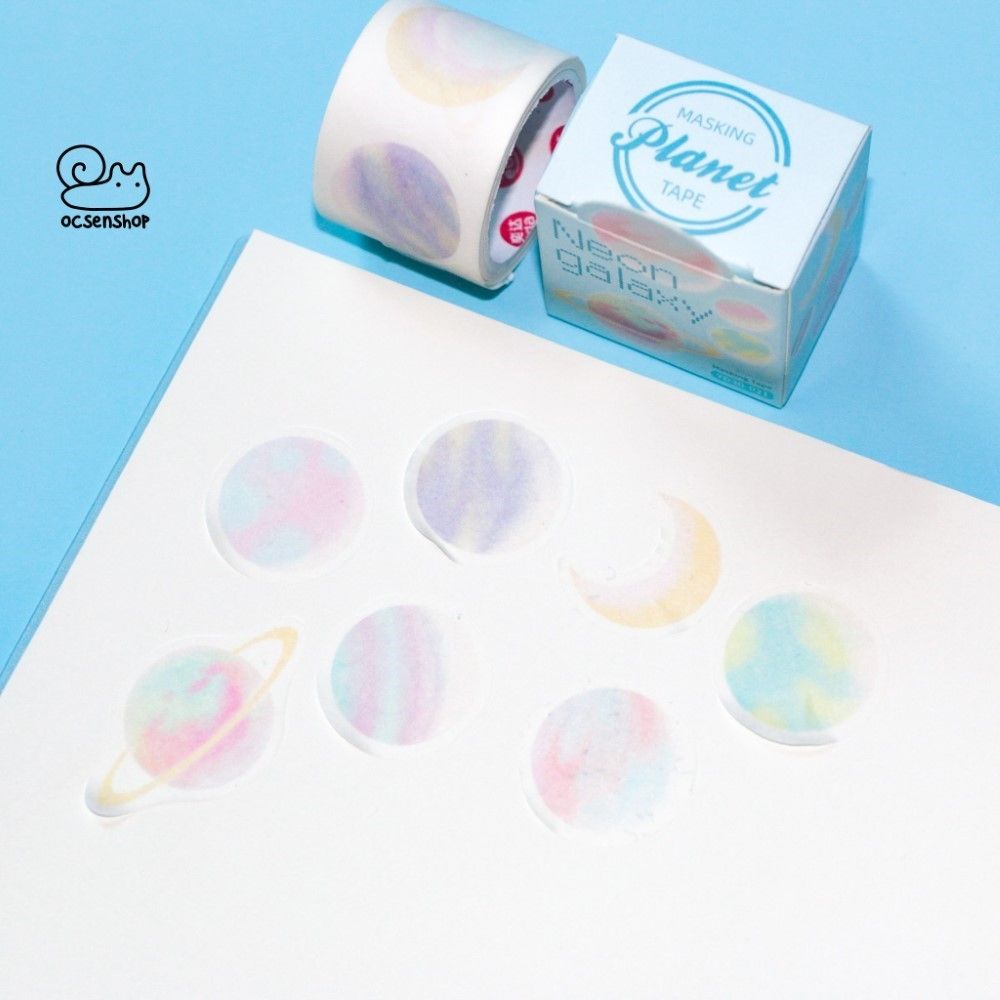 Sticker dạng cuộn Planet - 3cm