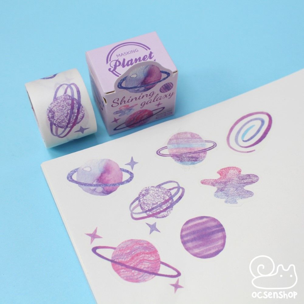 Sticker dạng cuộn Planet - 3cm