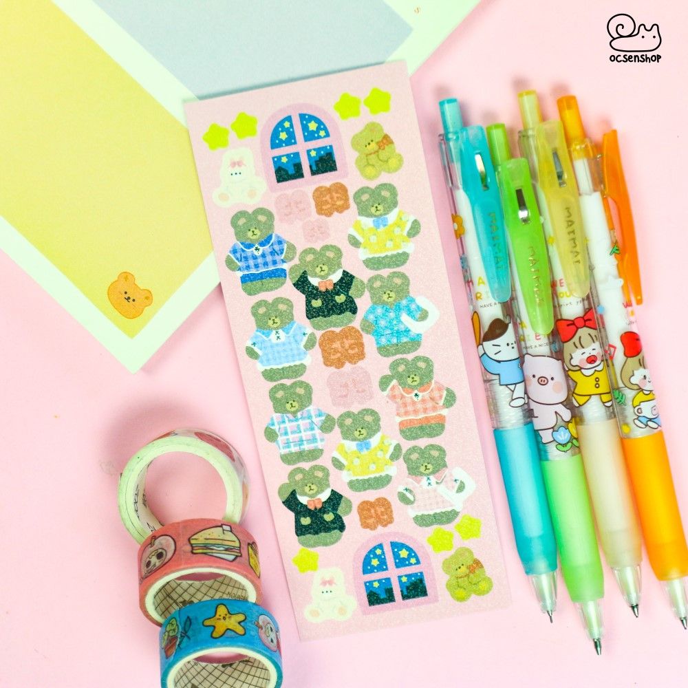 Sticker bảng nhỡ hologram động vật (1 tấm)