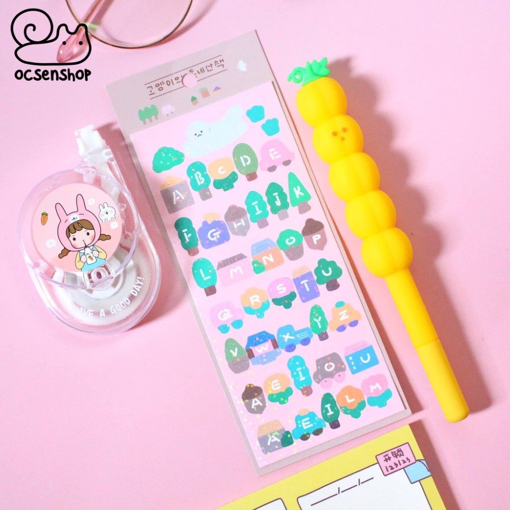 Sticker bảng nhỡ hologram Mèo (1 tấm)