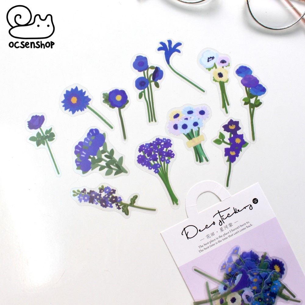 Deco sticker gói Flower