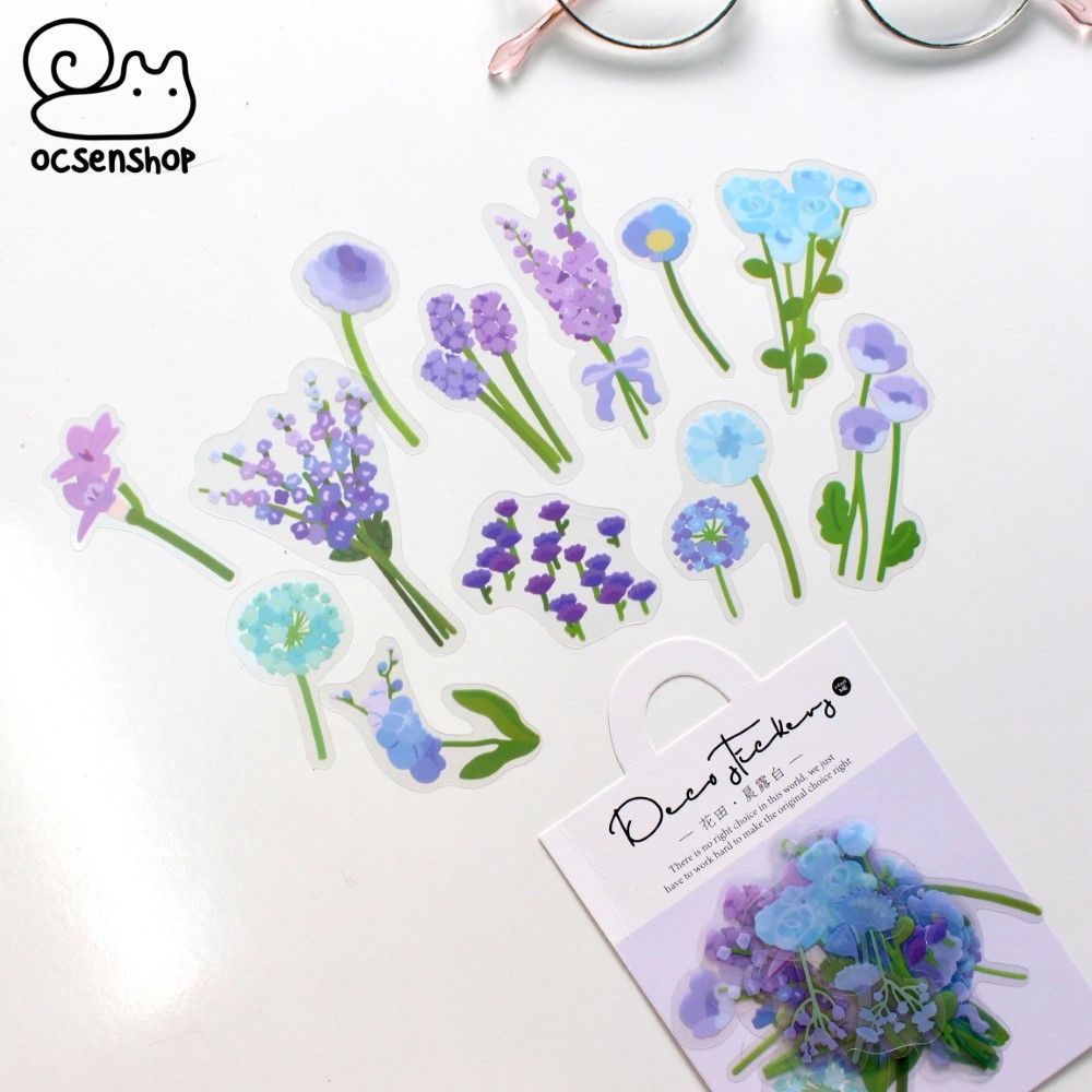 Deco sticker gói Flower