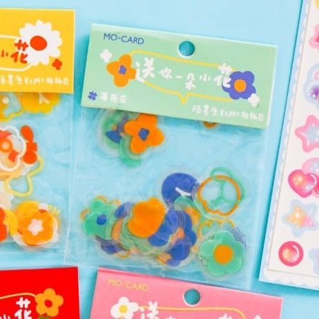 Sticker gói bông hoa