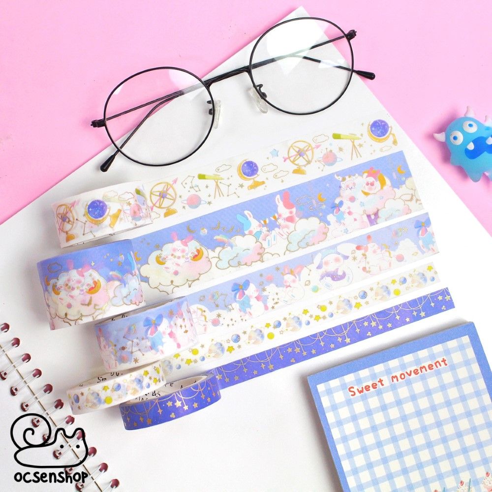Set washitape Lianyu (5 cuộn)