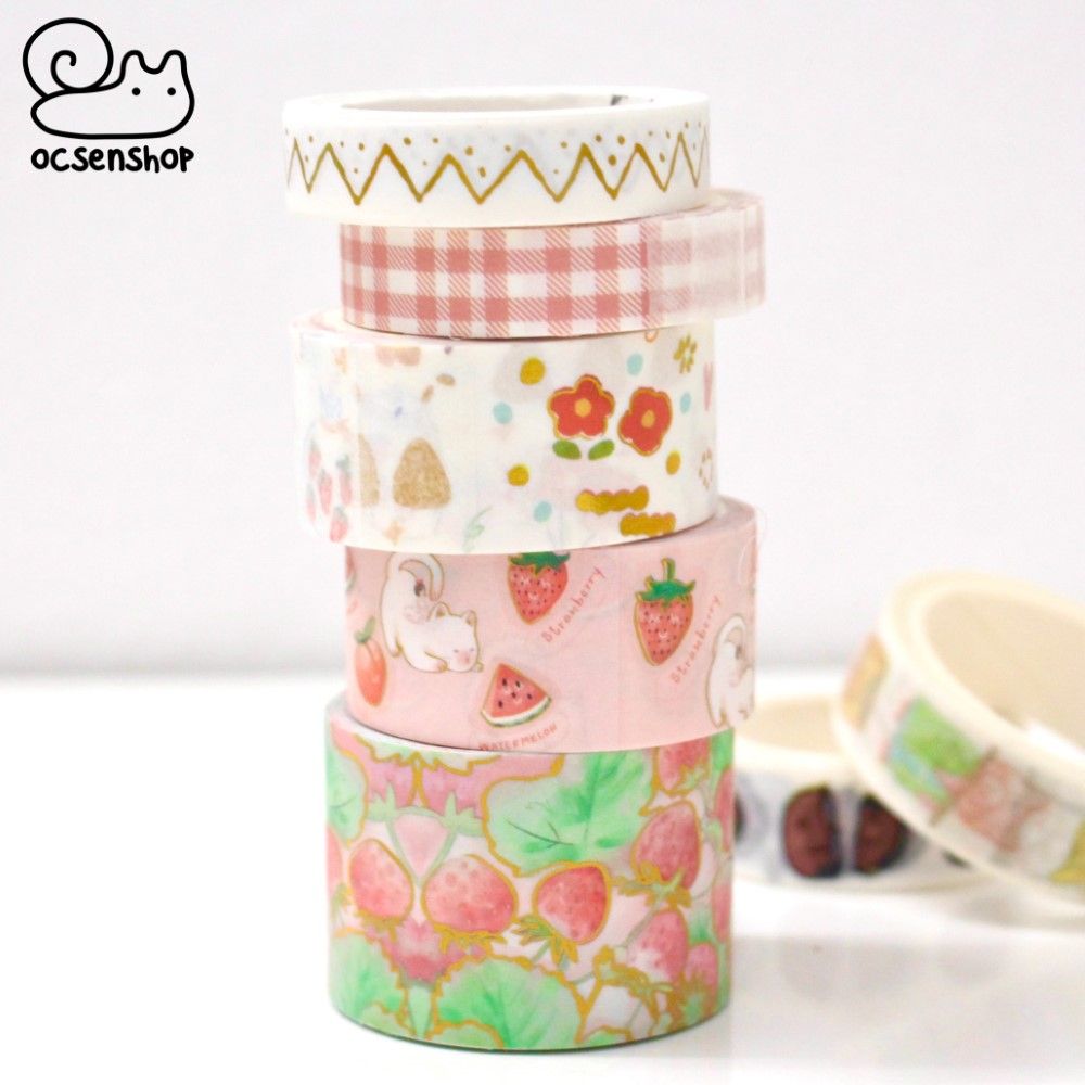 Set washitape Lianyu (5 cuộn)