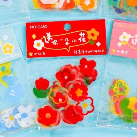 Sticker gói bông hoa