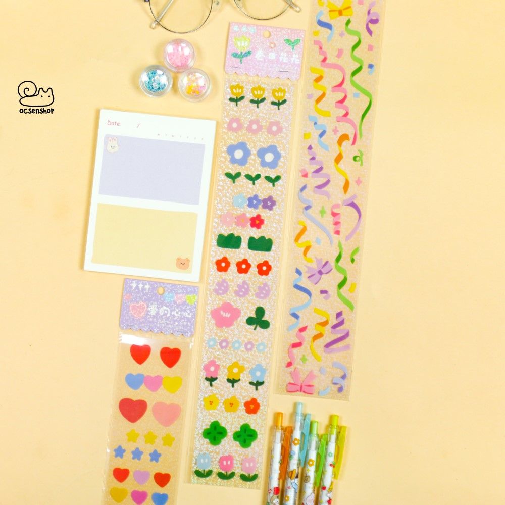 Sticker bảng dài Designed by moore