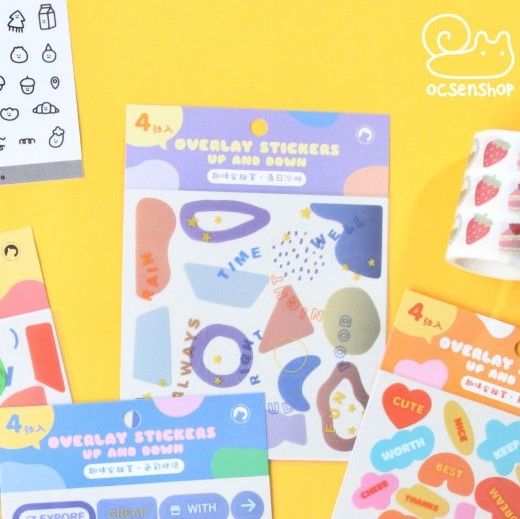 Overlay stickers up and down (4 tấm)