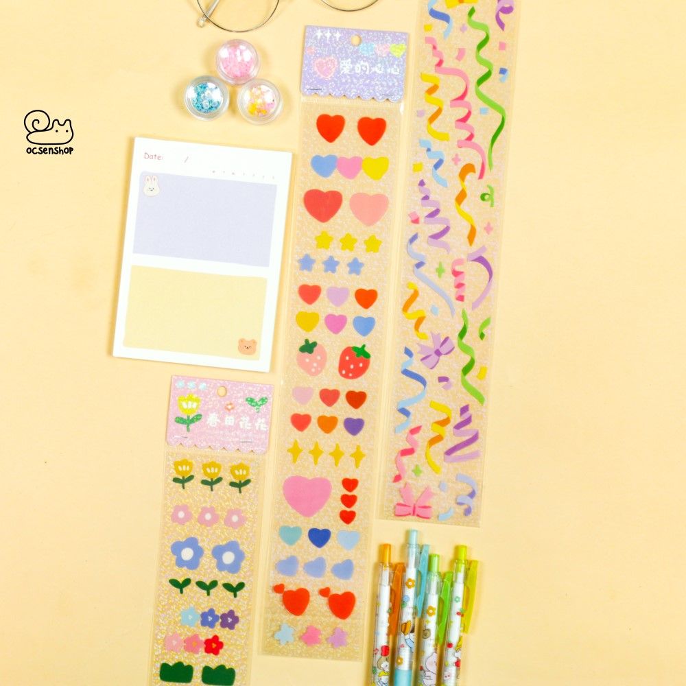Sticker bảng dài Designed by moore