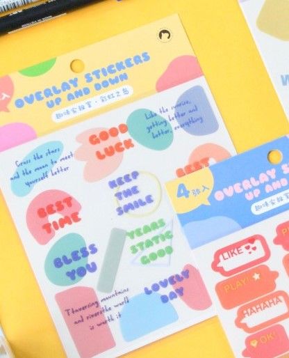 Overlay stickers up and down (4 tấm)