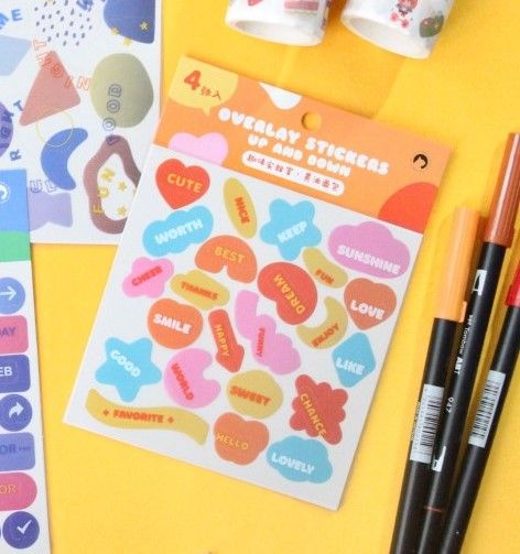 Overlay stickers up and down (4 tấm)