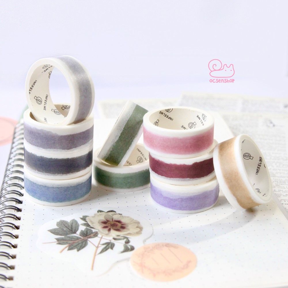 Hộp washitape họa tiết (10 cuộn) - 1,5cm