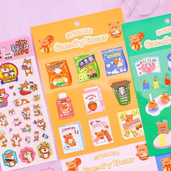 Sticker Candy Bear (1 tấm)