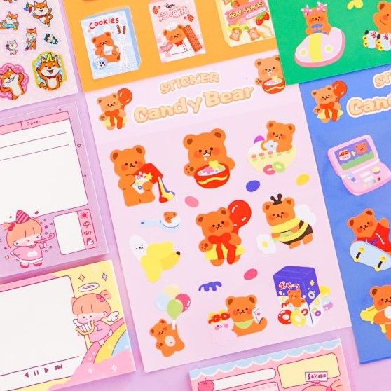 Sticker Candy Bear (1 tấm)