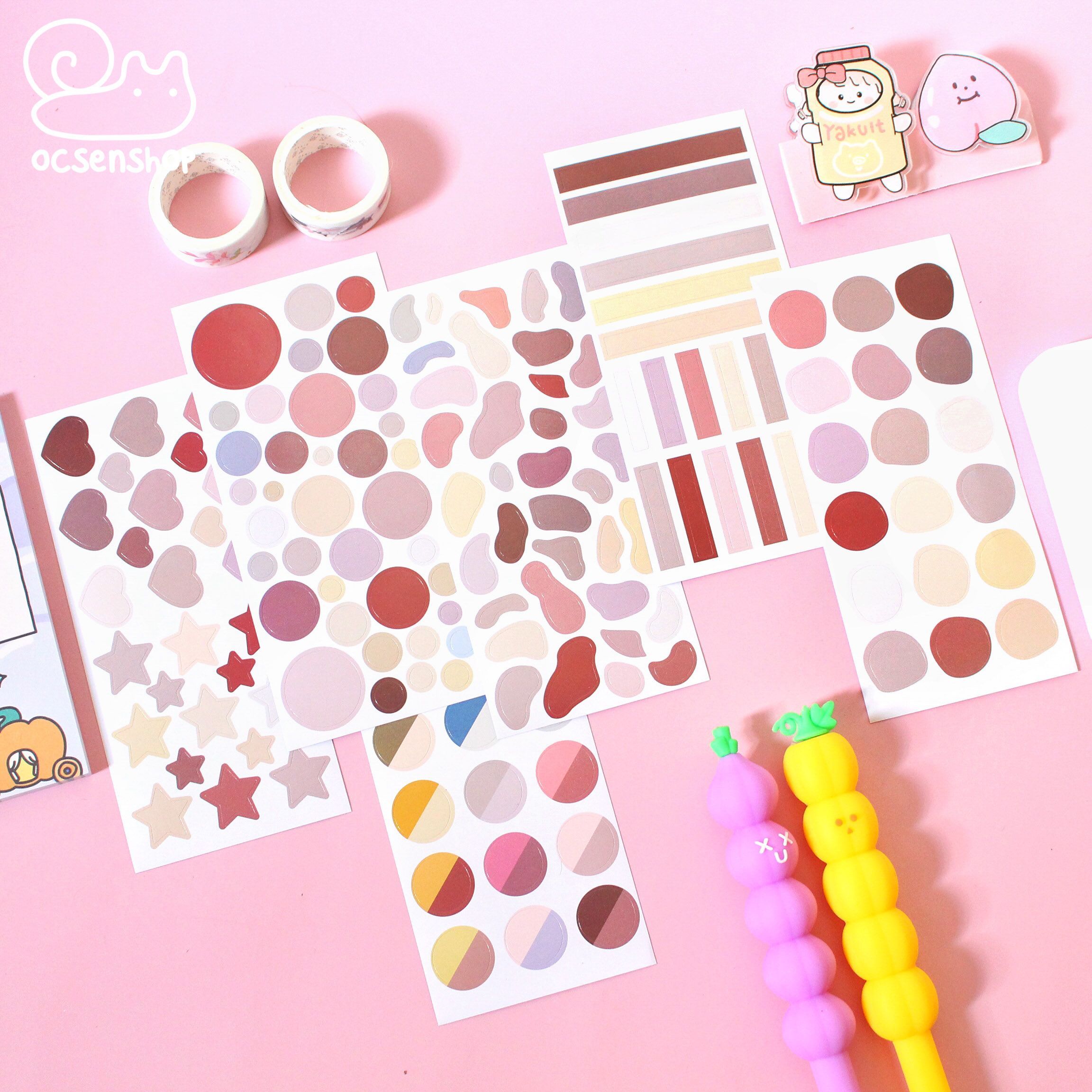 Set sticker Color mood (12 tấm)