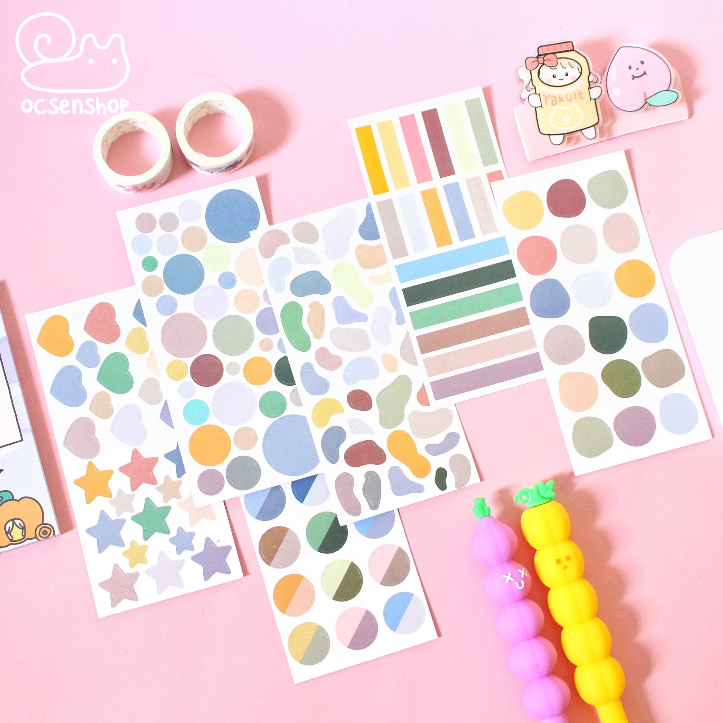 Set sticker Color mood (12 tấm)