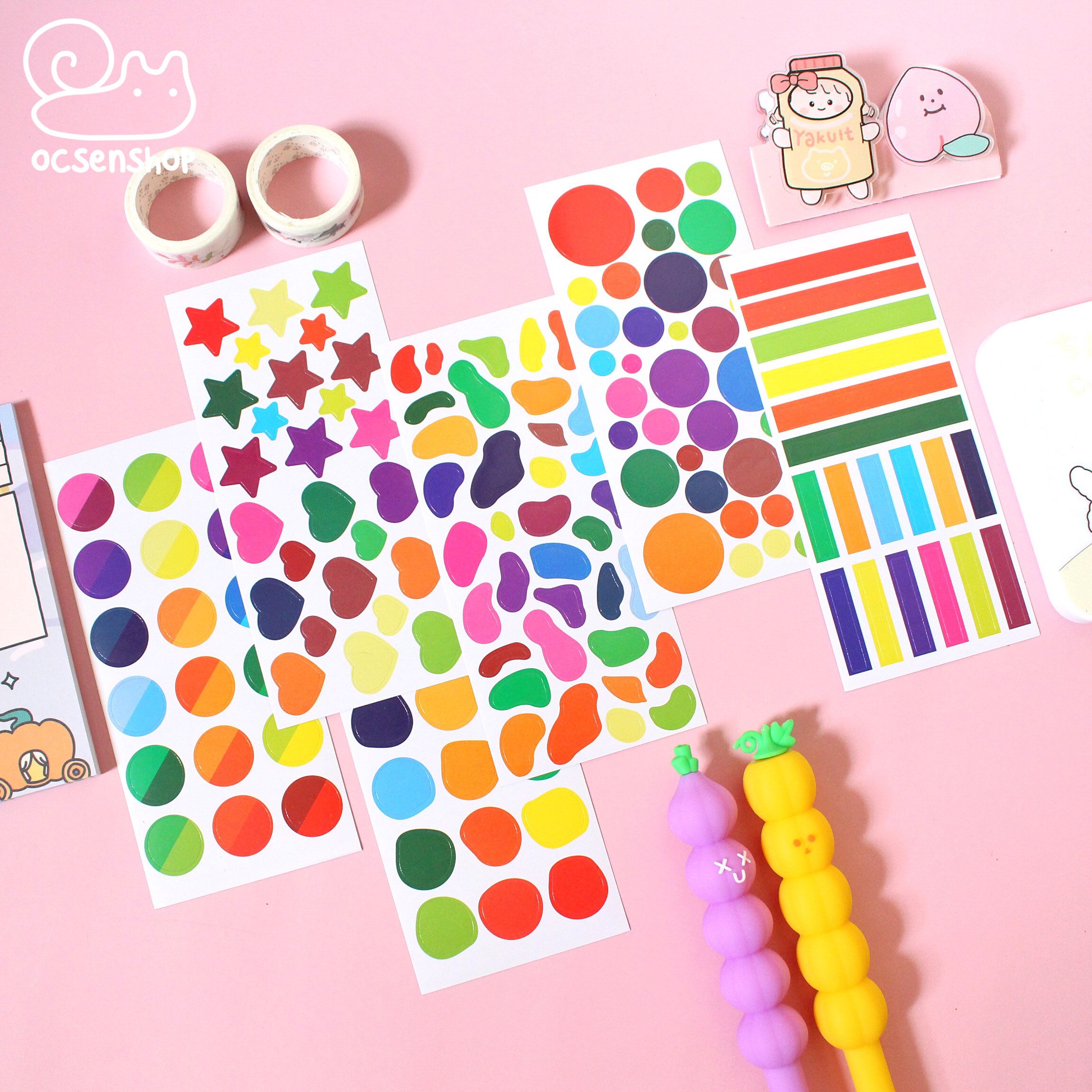 Set sticker Color mood (12 tấm)