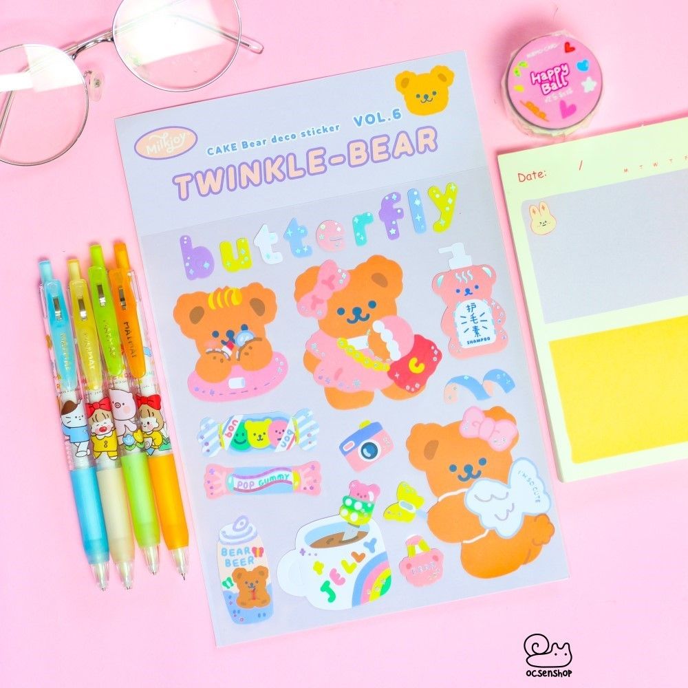 Sticker hologram Twinkle-bear (1 tấm)