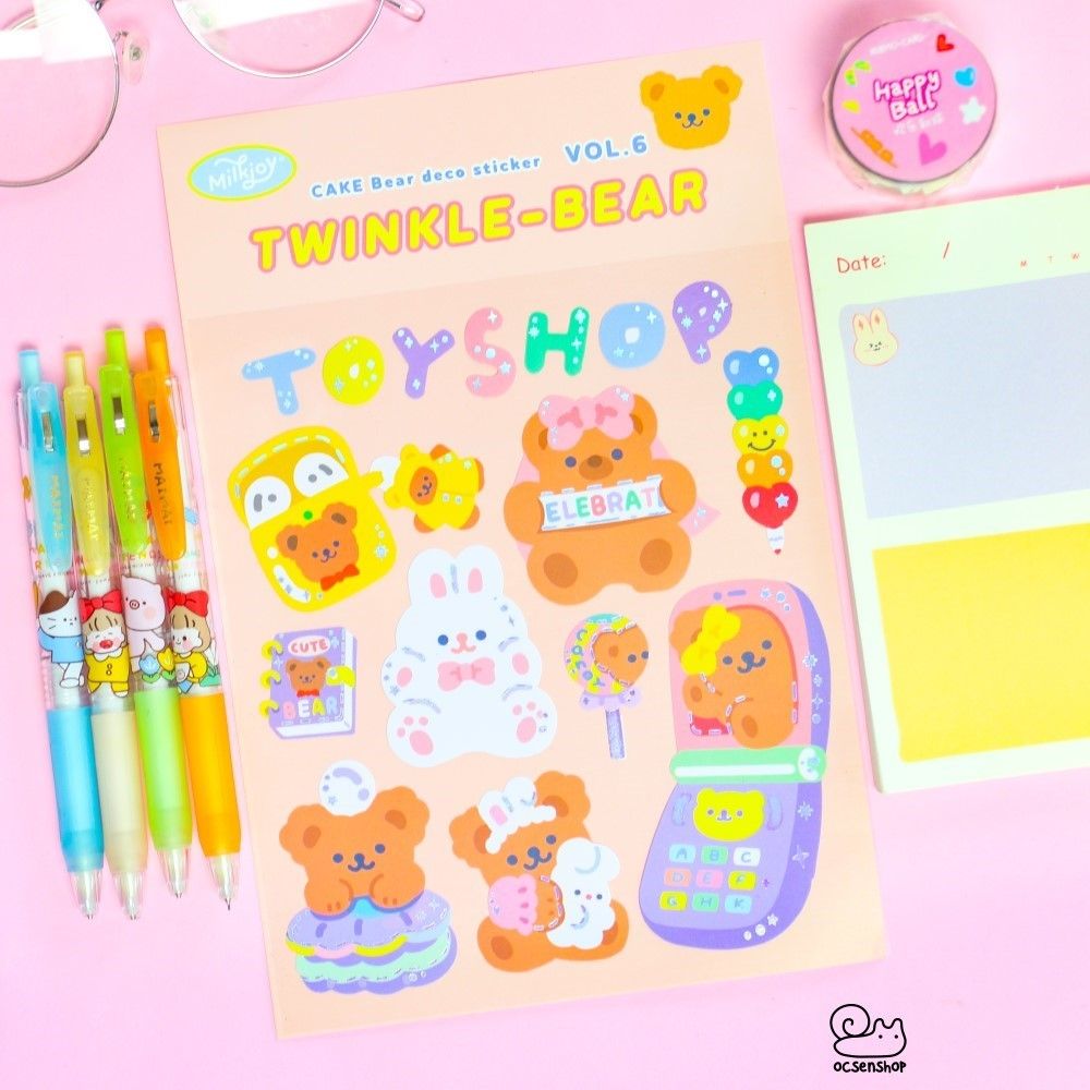 Sticker hologram Twinkle-bear (1 tấm)