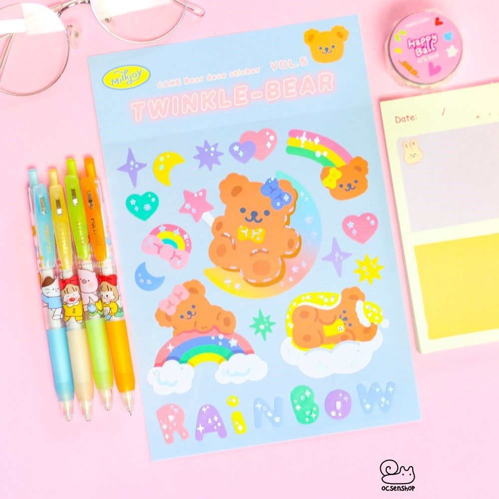 Sticker hologram Twinkle-bear (1 tấm)