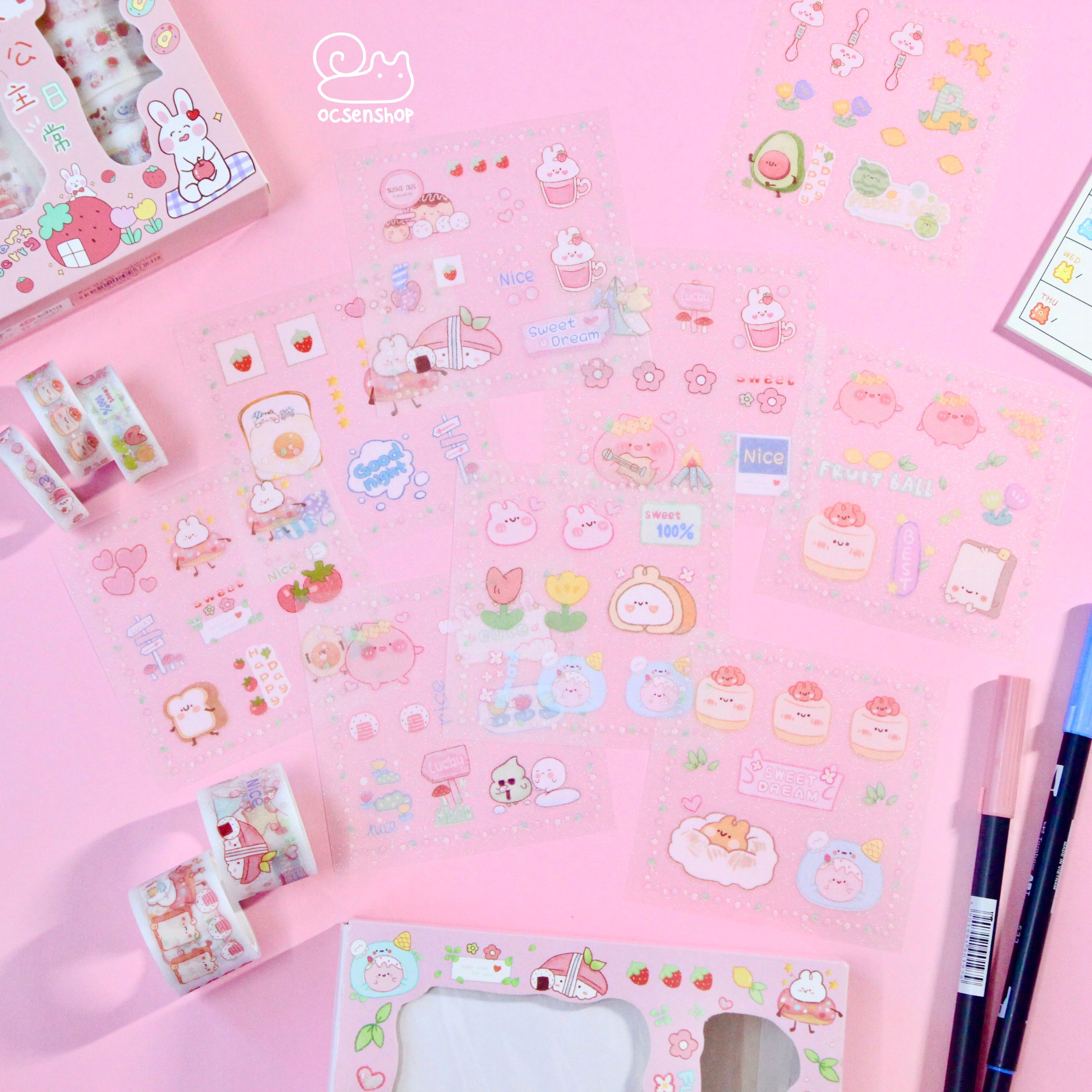 Box sticker + washitape Động vật