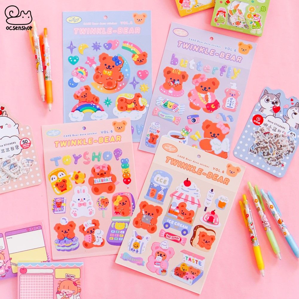 Sticker hologram Twinkle-bear (1 tấm)