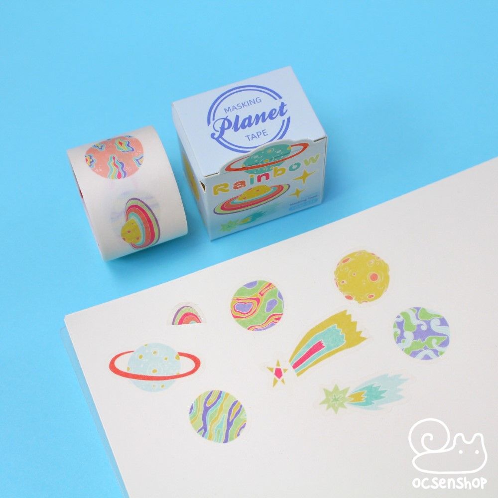 Sticker dạng cuộn Planet - 3cm
