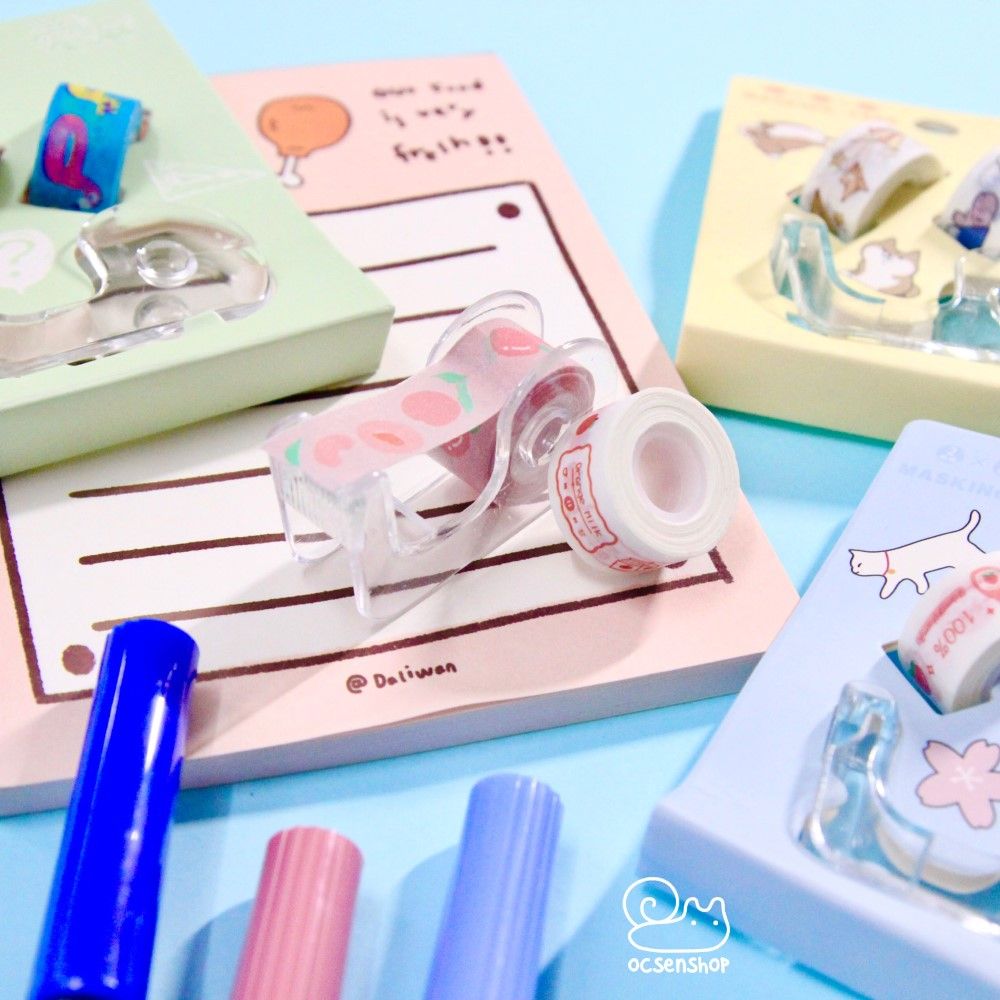 Set washitape mini kèm xe cut (2 cuộn)