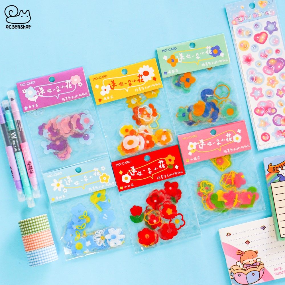 Sticker gói bông hoa