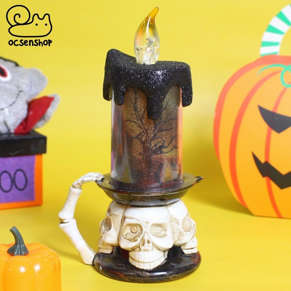 Đèn hình nến Halloween - Ngắn