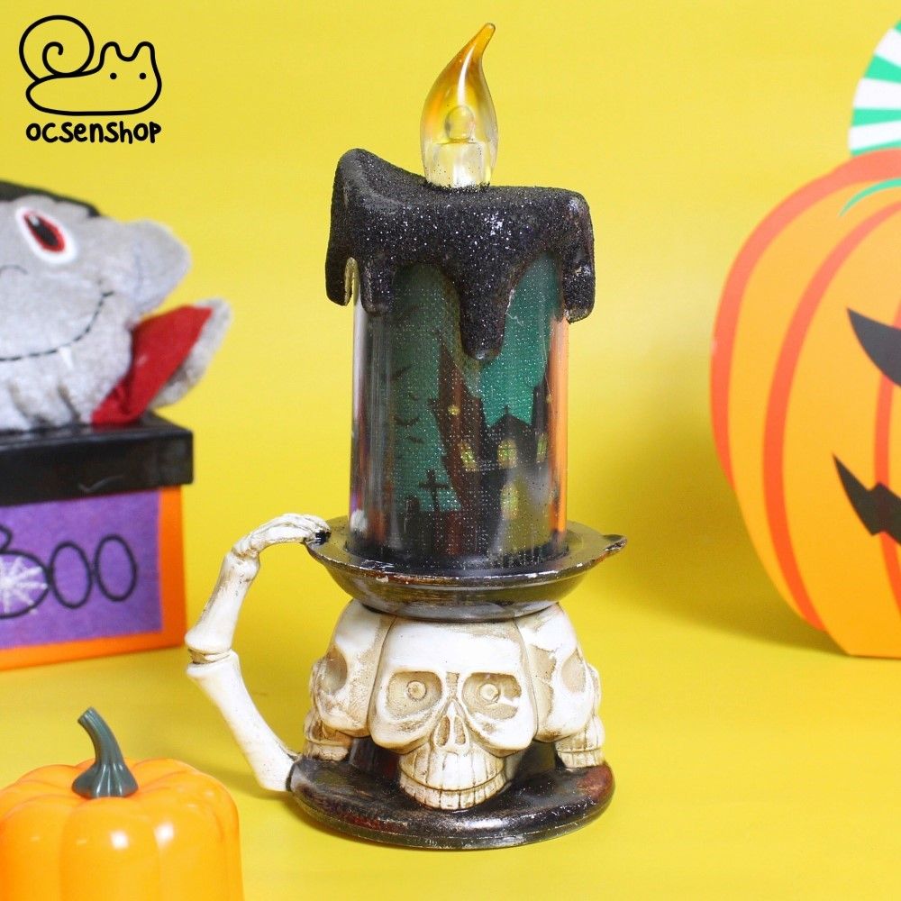 Đèn hình nến Halloween - Ngắn