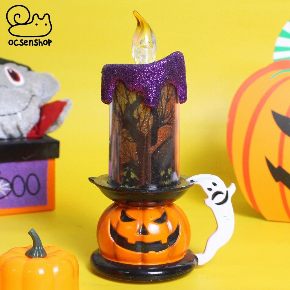 Đèn hình nến Halloween - Ngắn