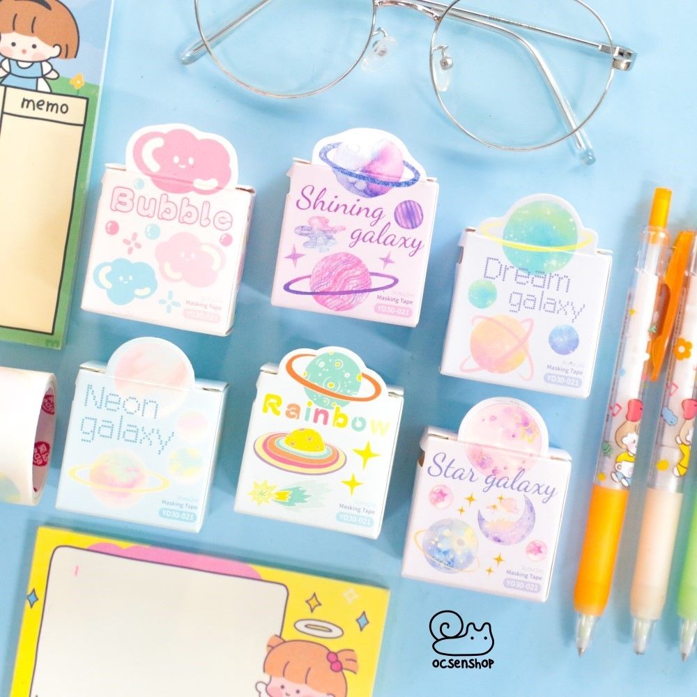Sticker dạng cuộn Planet - 3cm