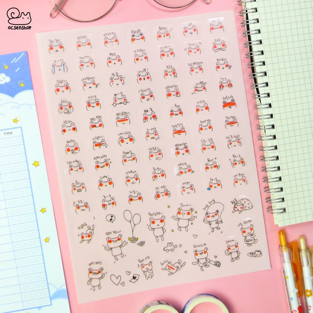 Set sticker Emoji (4 tấm)