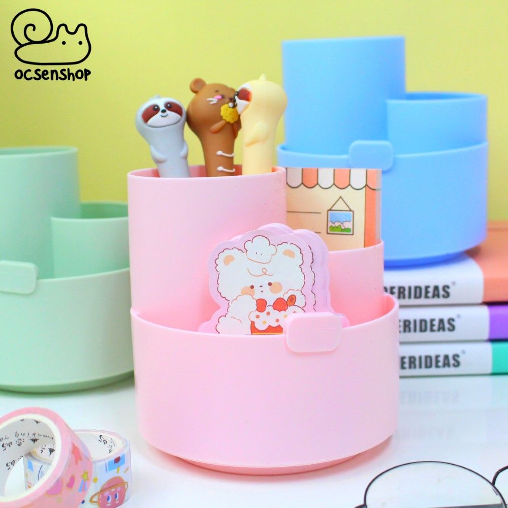 Ống đựng bút tròn nhiều ngăn