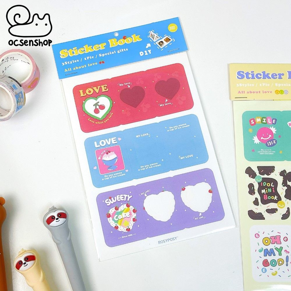 Sticker book trang trí ảnh