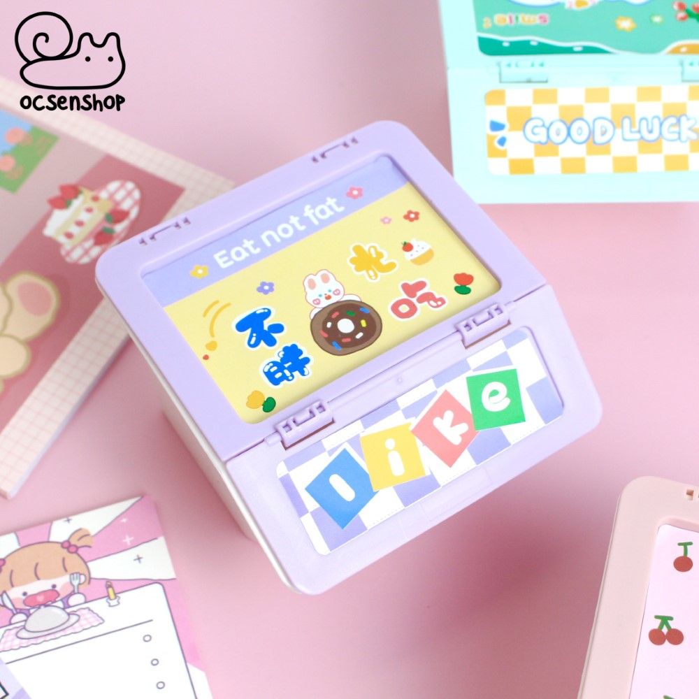 Hộp đựng đồ mini kèm sticker