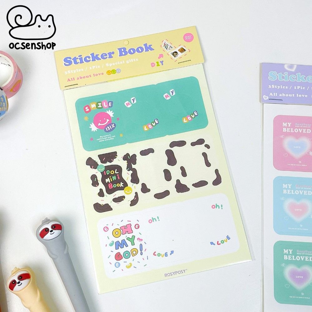 Sticker book trang trí ảnh