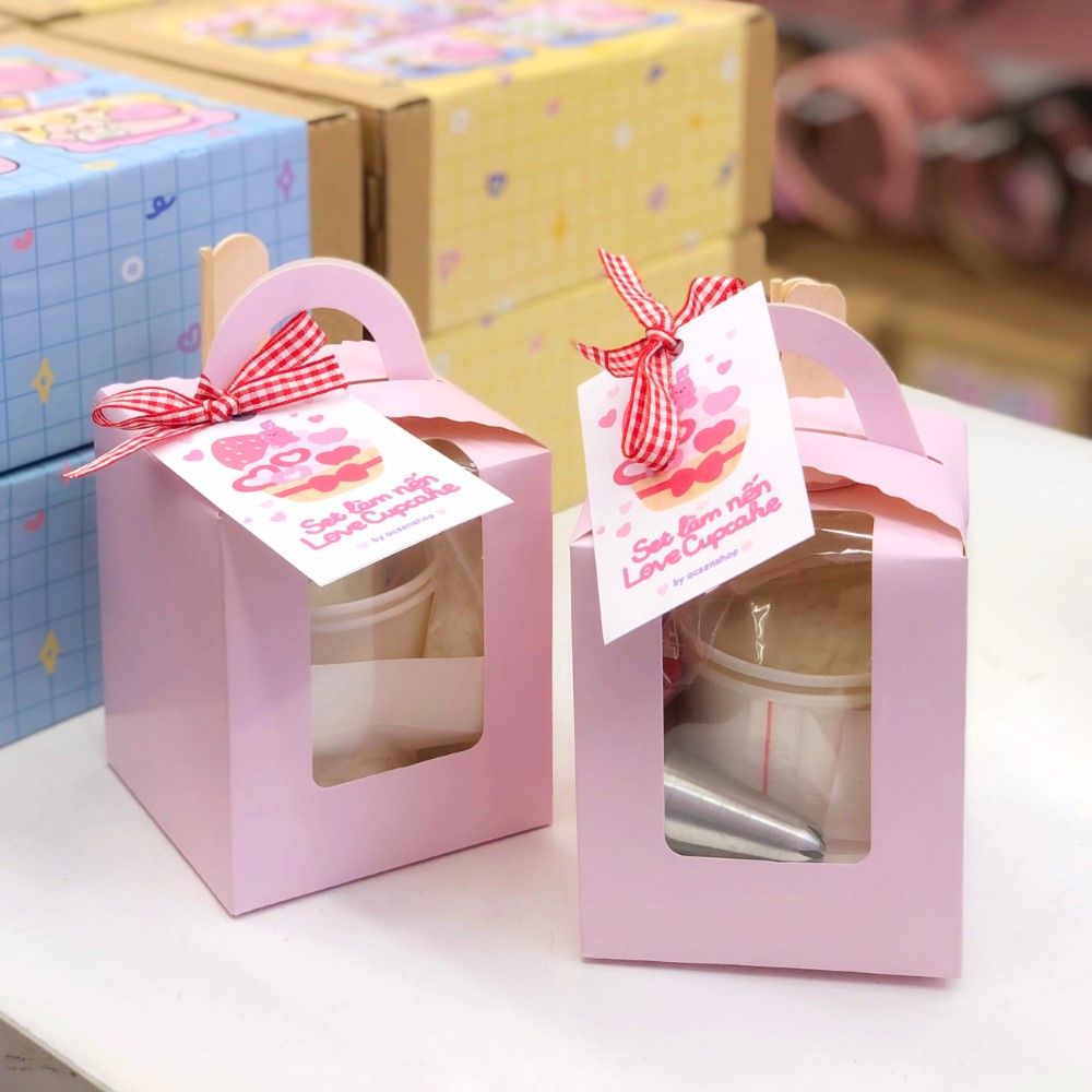 Set làm nến Love Cupcake