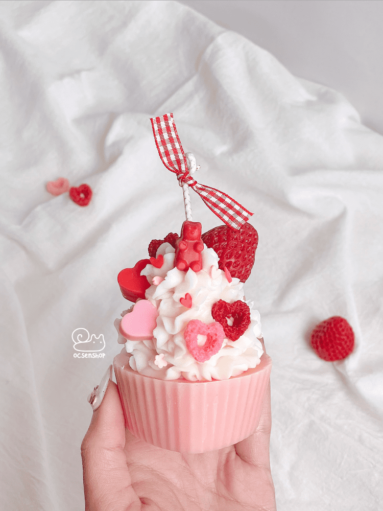 Set làm nến Love Cupcake