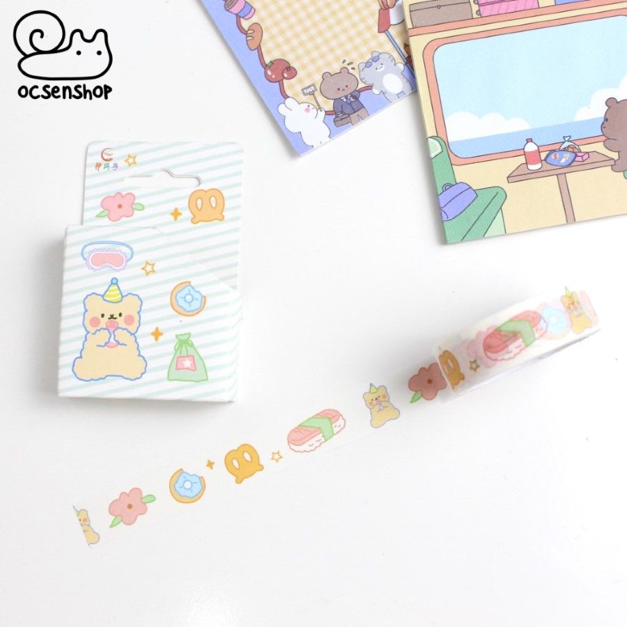 Hộp washitape Bear - 1,5cm