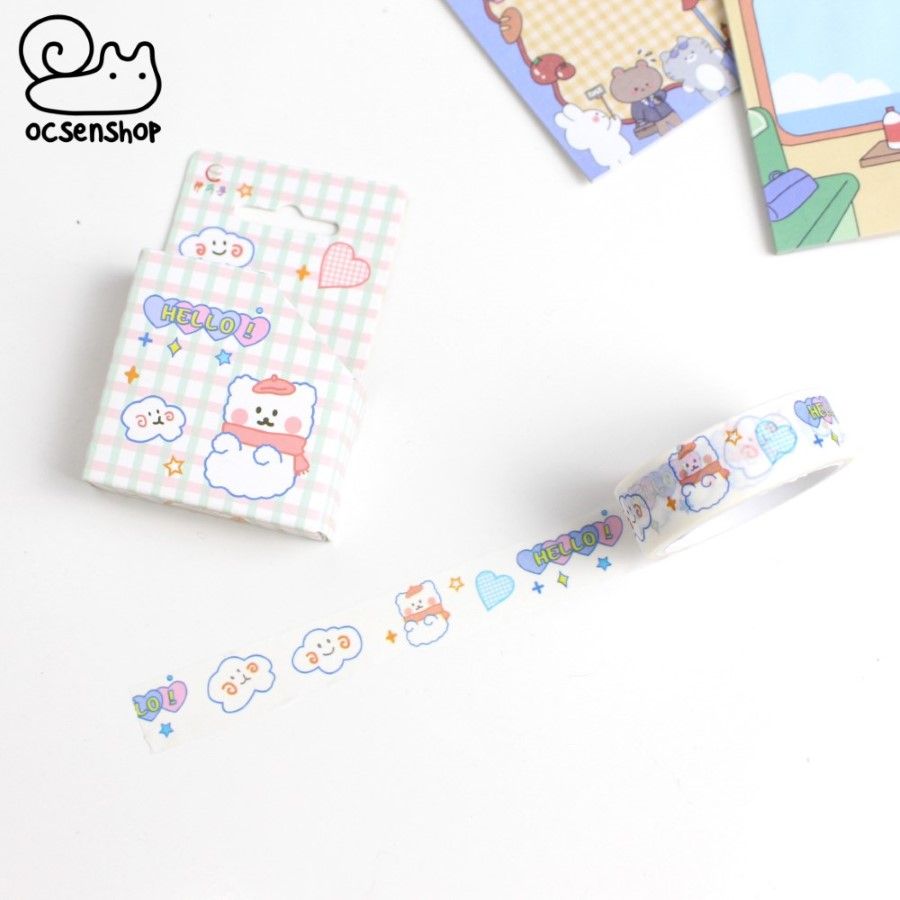 Hộp washitape Bear - 1,5cm