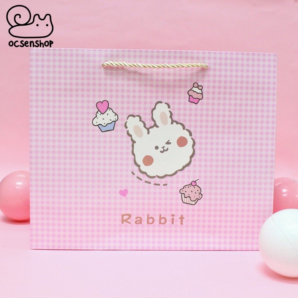 Túi quà kẻ ô Rabbit