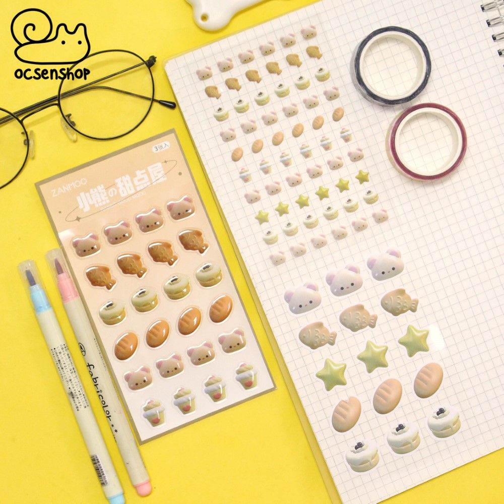 Set sticker Zanmoo (3 tấm)