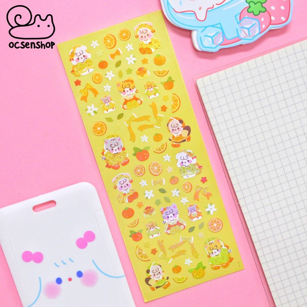 Sticker động vật holo (7x17.5cm)