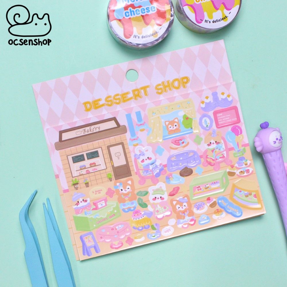 Sticker động vật (12x13cm)