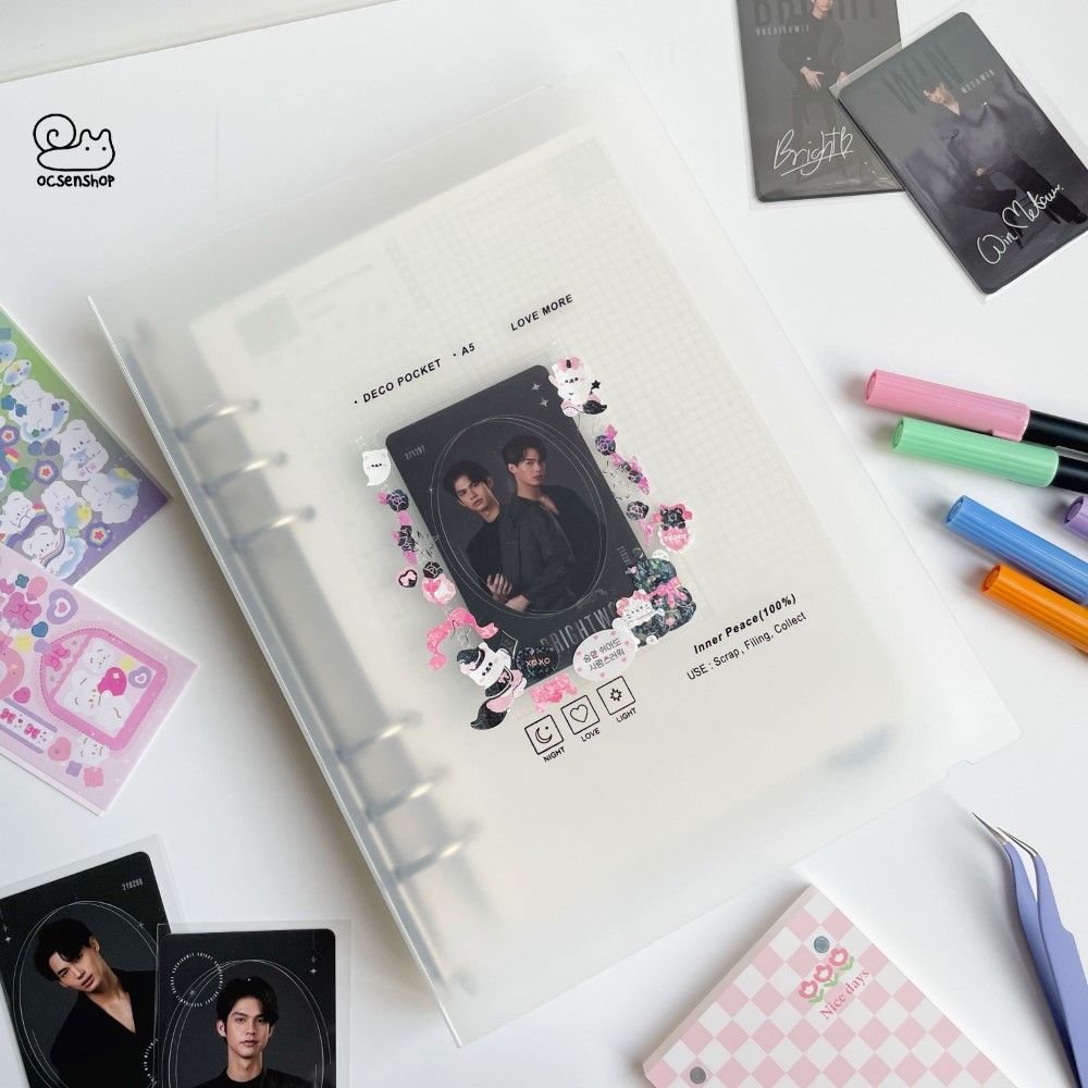 Binder cover A5 nhựa cứng Trái tim