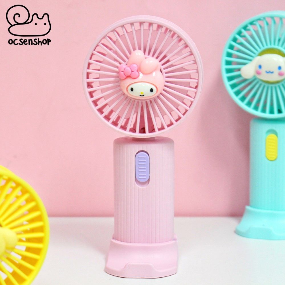 Quạt USB kèm đế Sanrio