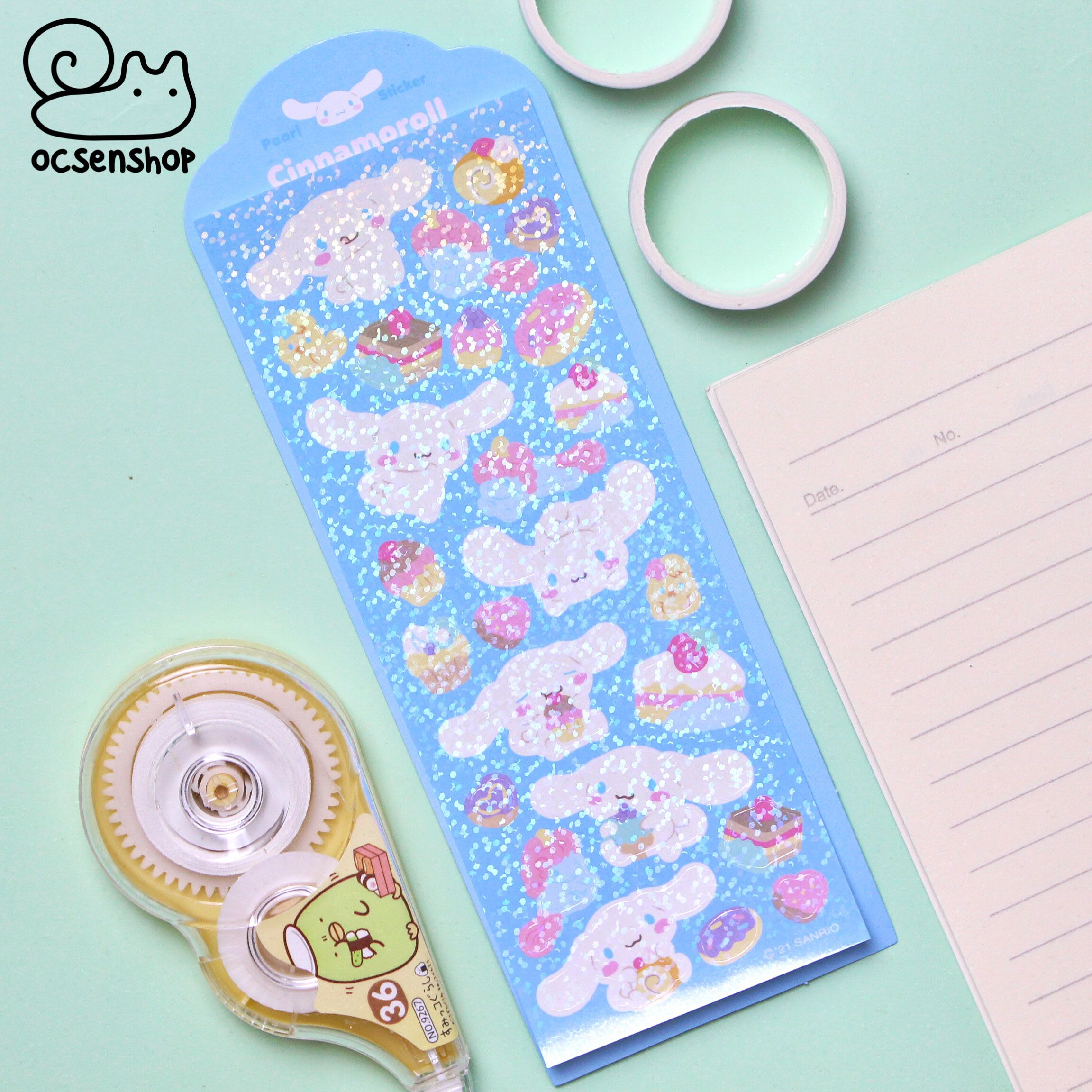 Sticker Hologram Sanrio (16x6cm)